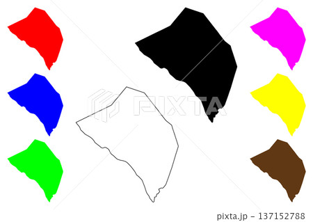 Mbour city (Republic of Senegal) map vector illustration, scribble sketch M'Bour map Mbour city (Republic of Senegal) map vector illustration, scribble sketch M'Bour map 137152788
