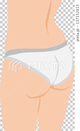 ダイエットに成功した女性のイラスト 137152813