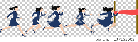 實現目標的路線圖插圖 137153005