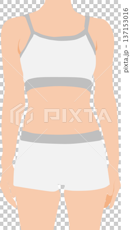 Illustration of a woman who succeeded in dieting Illustration of a woman who succeeded in dieting 137153016