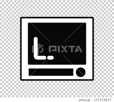 レトロなテレビデオ アイコン レトロなテレビデオ アイコン 137153617