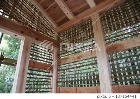 建築中の日本家屋 建築中の日本家屋 137154441