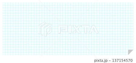 方眼のあるメモ用紙のイラスト素材 137154570