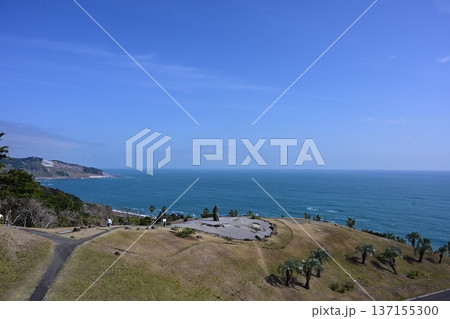 高台から見た海 高台から見た海 137155300