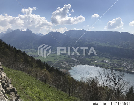 the landscape of the mountains 137155696