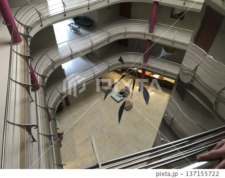 views of the interior of a hotel building 137155722