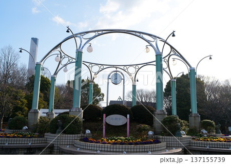 公園の花時計 公園の花時計 137155739