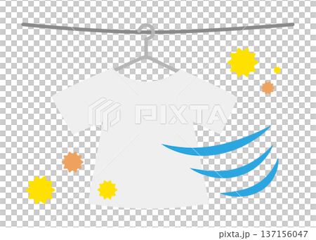 花粉和洗衣的插圖 137156047