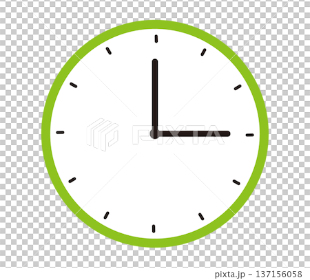 壁掛け時計のイラスト 137156058