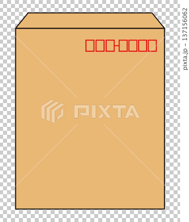 茶封筒のイラスト 137156062