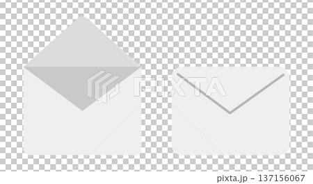 白色信封的插圖 137156067