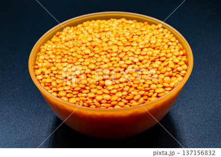 beautiful texture ripe of natural lentil seed on background beautiful texture ripe of natural lentil seed on background 137156832