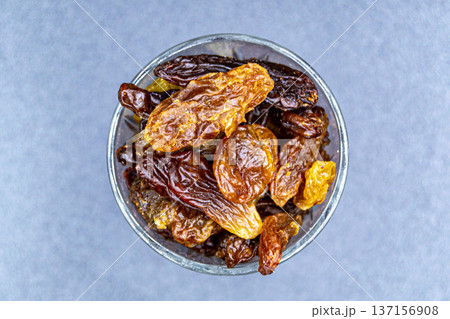 beautiful texture ripe of natural raisins on background beautiful texture ripe of natural raisins on background 137156908