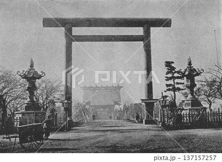 古写真　1894年　東京の靖国神社 137157257