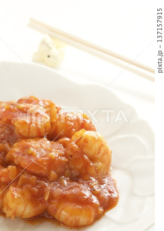 エビのチリソース煮 137157915