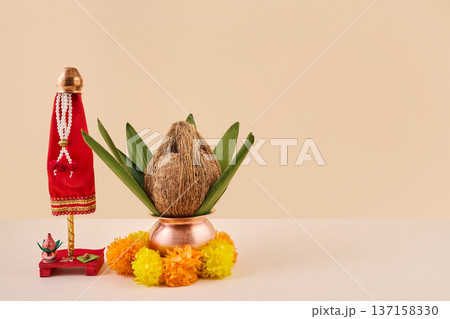 Gudi padwa festival celebrating hindu new year tradition Gudi padwa festival celebrating hindu new year tradition 137158330