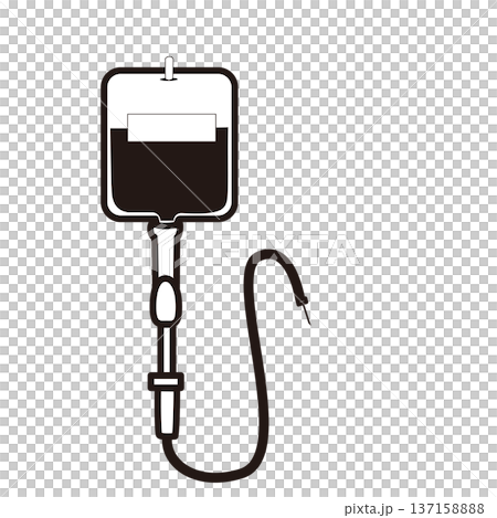 IV stand simple line drawing medical icon IV stand simple line drawing medical icon 137158888