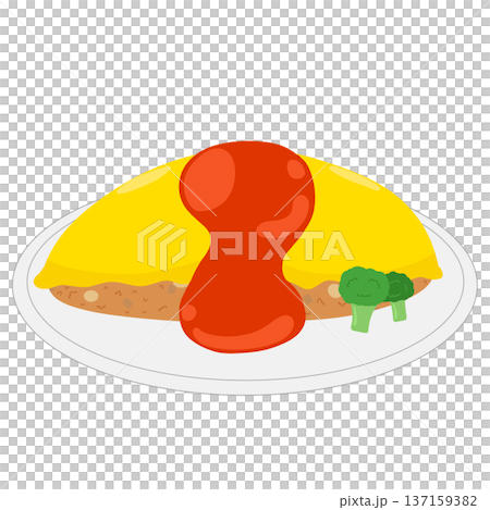 オムライス 137159382