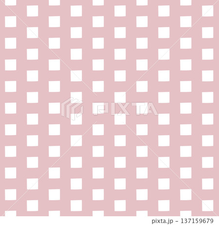Vector seamless pattern of hand drawn squares 137159679