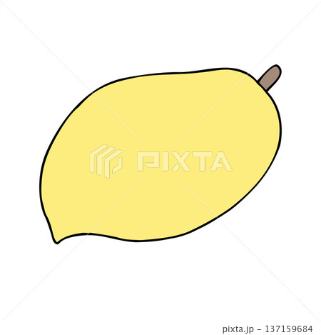 Vector hand drawn sketch doodle mango Vector hand drawn sketch doodle mango 137159684