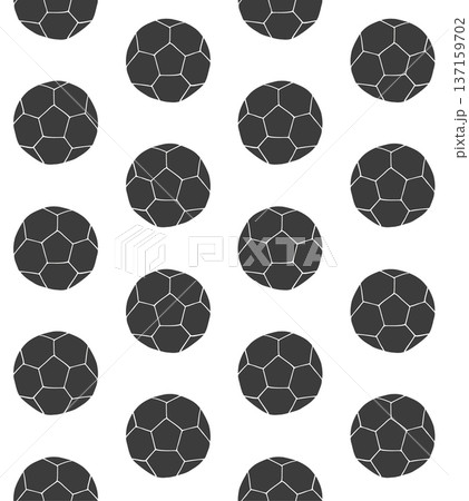 Seamless pattern of soccer ball Seamless pattern of soccer ball 137159702