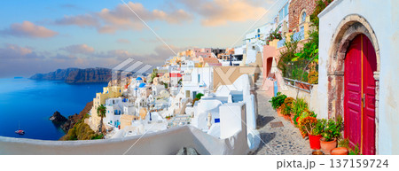 Oia, traditional greek village 137159724