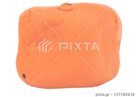 Clay cube color orange creative 137160818
