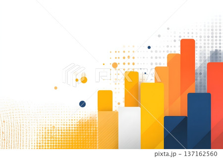 Clean annual report infographic background simple grid alignment Clean annual report infographic background simple grid alignment 137162560