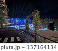 花とイルミネーション 137164134