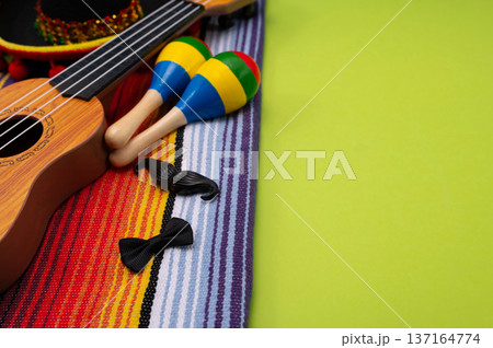 Composition for Cinco de Mayo concept, space for text Composition for Cinco de Mayo concept, space for text 137164774