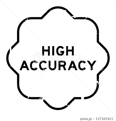 Grunge black high accuracy word square rubber seal stamp on white background Grunge black high accuracy word square rubber seal stamp on white background 137165921