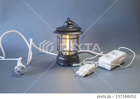 Portable solutions for power and lighting in emergency situations: lanterns, flashlights, power banks and external batteries Portable solutions for power and lighting in emergency situations: lanterns, flashlights, power banks and external batteries 137166052