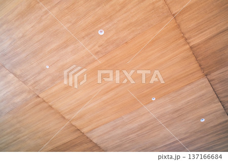 Modern contemporary wooden ceiling with lamp interior Modern contemporary wooden ceiling with lamp interior 137166684