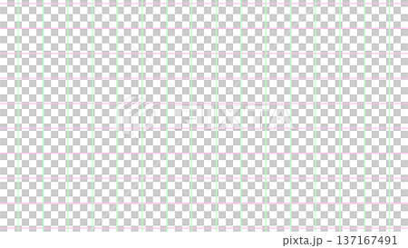 White background, pastel green and pink thin line check spring color grid (16:9) 137167491