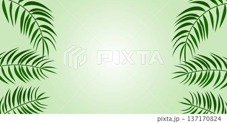 Tropical Green Leaves Background with Copy Space Natural Botanical Design Tropical Green Leaves Background with Copy Space Natural Botanical Design 137170824