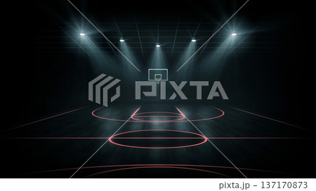 Basketball arena. Basketball arena. 137170873