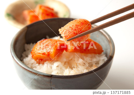 辛子明太子とご飯 辛子明太子とご飯 137171885