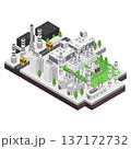 Isometric coal power plant 137172732