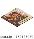Isometric warehouse concept 137173080