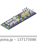 Isometric factory concept 137173086