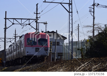 群馬　市内を走るローカル線 137173156
