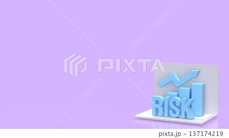 Digital Investment Risk and Online Growth Concept 3d render. 137174219