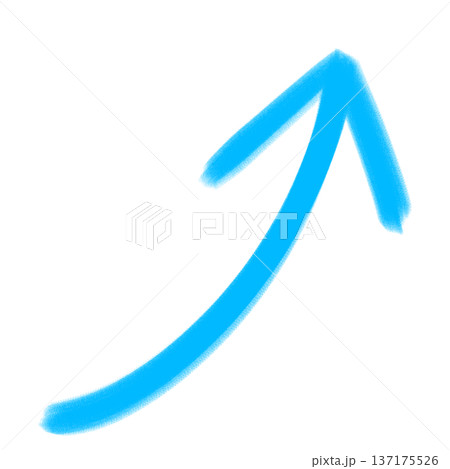 上昇する矢印のイラスト 137175526