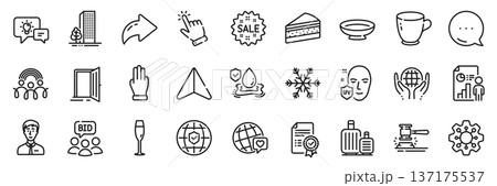 Buildings, Execute and Three fingers line icons pack. Share, Message, Paper plane icons. Champagne glass, Tea cup, World brand web icon. Idea lamp, Air conditioning, Inclusion pictogram. Vector Buildings, Execute and Three fingers line icons pack. Share, Message, Paper plane icons. Champagne glass, Tea cup, World brand web icon. Idea lamp, Air conditioning, Inclusion pictogram. Vector 137175537