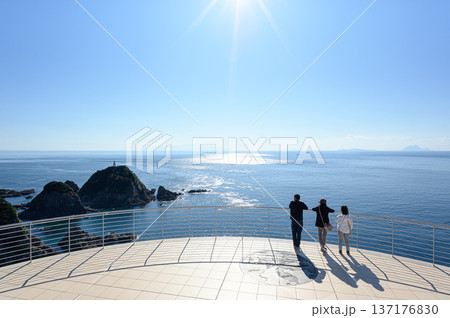 佐多岬展望台 本土最南端の風景 佐多岬展望台 本土最南端の風景 137176830