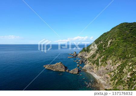 佐多岬展望台　本土最南端の風景 137176832