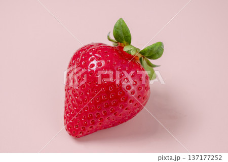 美味しそうな旬のイチゴ 137177252
