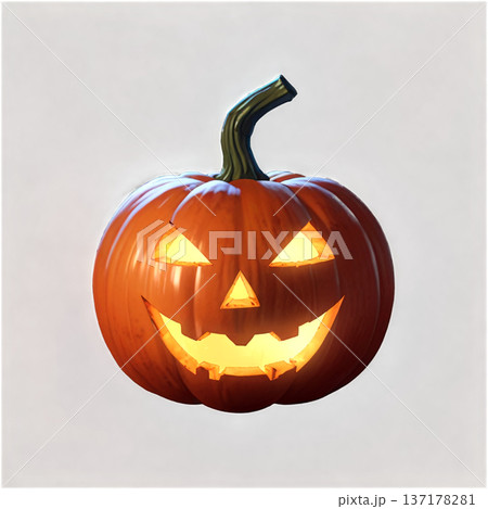 ハロウィン、かぼちゃ、仮装、ホラー、ジャックオーランタン、透過、ハロウィン小物、黒猫、コウモリ 137178281