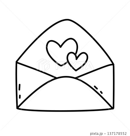 valentines day love letter outline 137178552