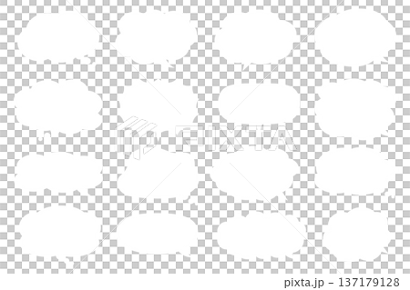 A simple speech bubble set that is ready to edit. [Vector, speech bubbles can be moved] 137179128